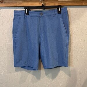 Puma Men's Flat Front Blue Shorts